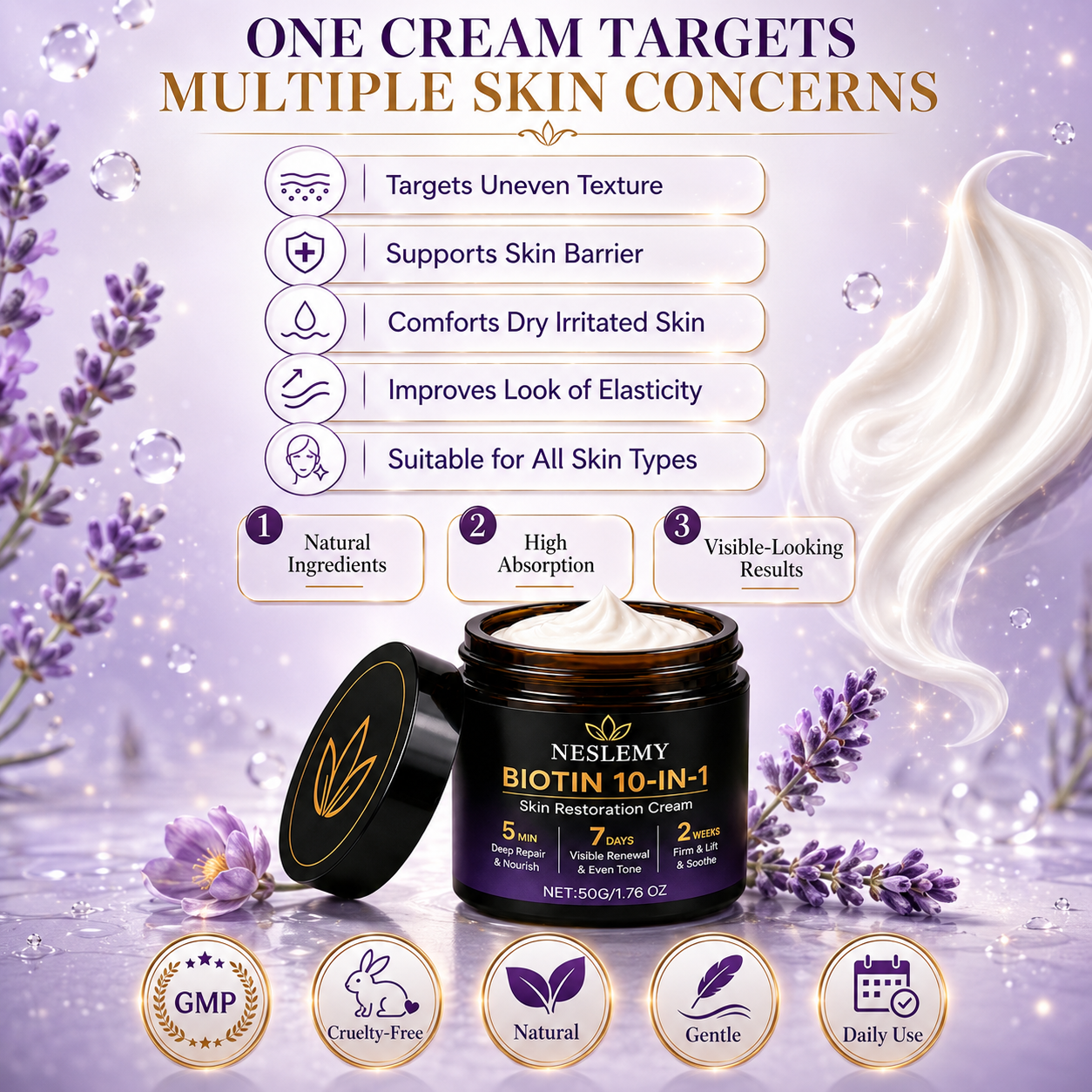 💝💝NESLEMY™ Biotin 10-in-1 Skin Restoration Cream