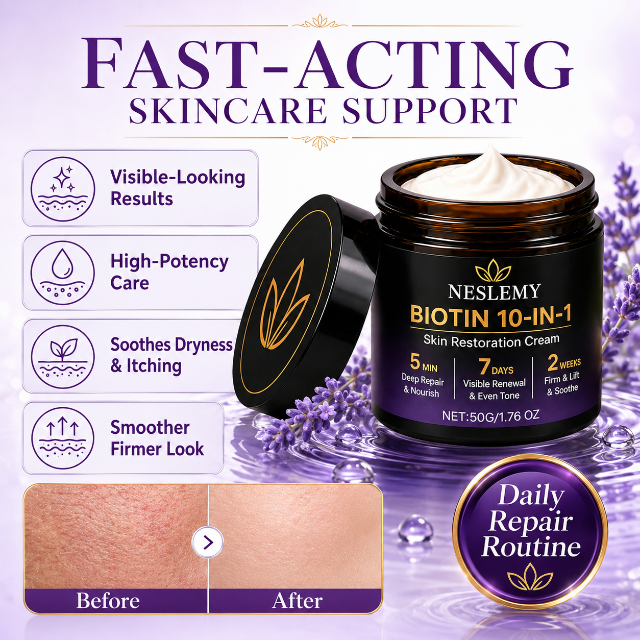 💝💝NESLEMY™ Biotin 10-in-1 Skin Restoration Cream