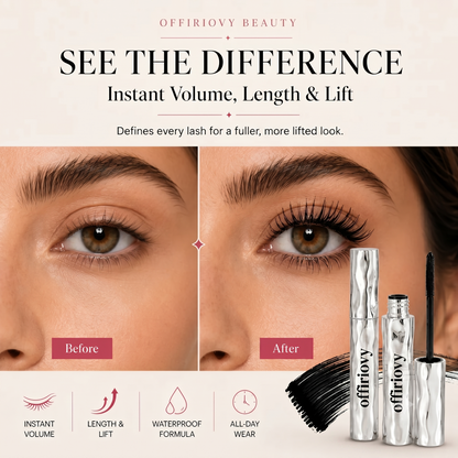 💜LAST DAY - BUY 1 GET 1 FREE💜Waterproof Curling & Lengthening Mascara
